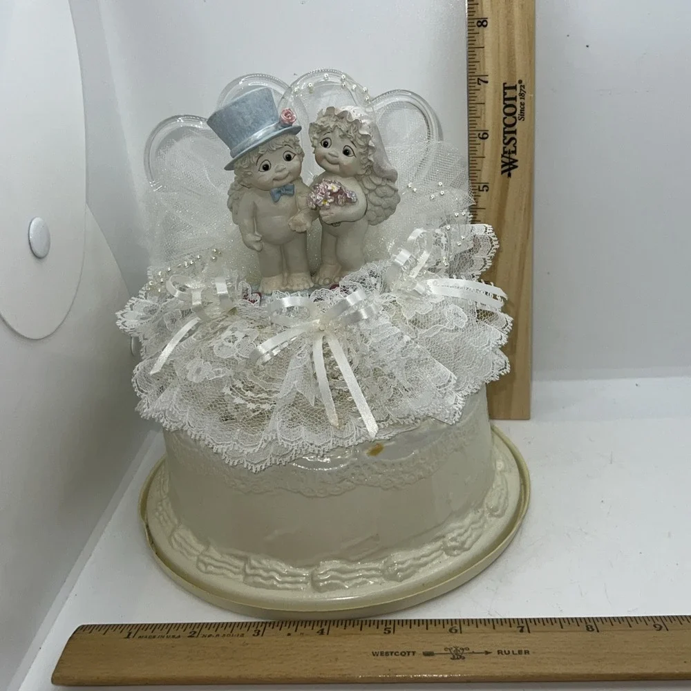 Vintage‎ Dreamsicles Cherub/Angel Bride and Groom-Cake Topper/Figurine